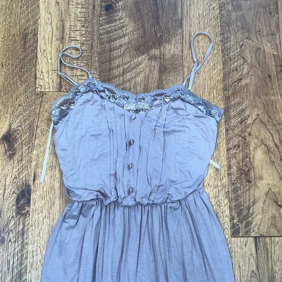 NWT Lush Woman’s Dusty Mauve Night Dress Size L - Picture 2 of 4